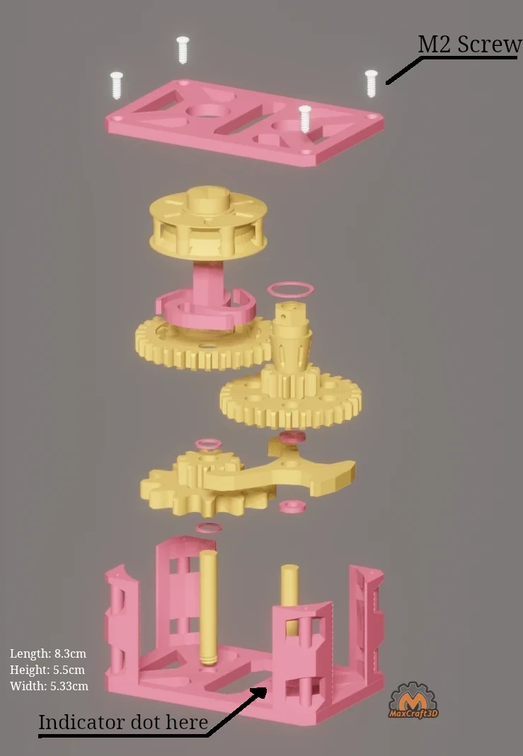 Post-processing image for mechanical parts